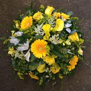 Yellow and White Posy Pad 