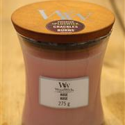 WoodWick Candle - Rose - 275g Medium Jar